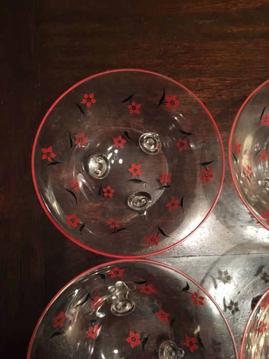 Taça e 6 tacinhas vidro