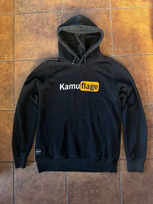 Kamuflage sweatshirt hoody Naughty black