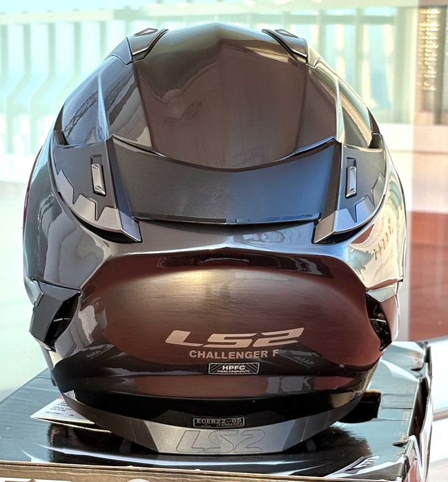 Capacete NOVO LS2 Challenger Titanio escovado (44% DESCONTO) Tam XS