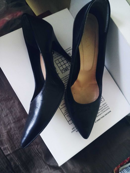 Szpilki Sala, rozm 38, skóra naturalna