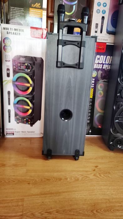 Караоке акустика SinG-90(Bluetooth,SD,USB,FM,ДУ)2микрофона