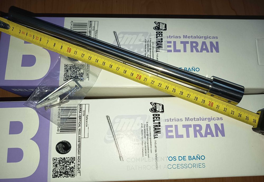 NOVO TOALHEIRO 34,5cm INOX-qualidade excelente