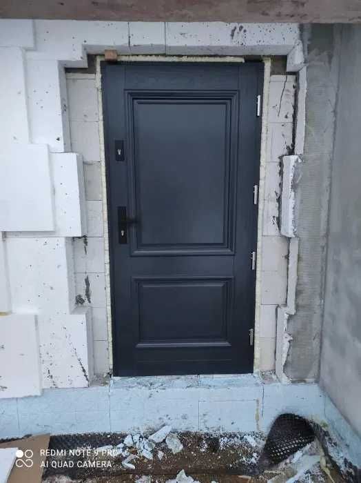 Drzwi  zewnętrzne  dębowe _ dostawa GRATIS!!_ Czyste powietrze_montaż!