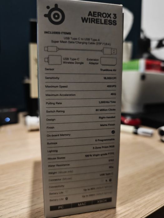 Steelseries Aerox 3 Ghost Edition