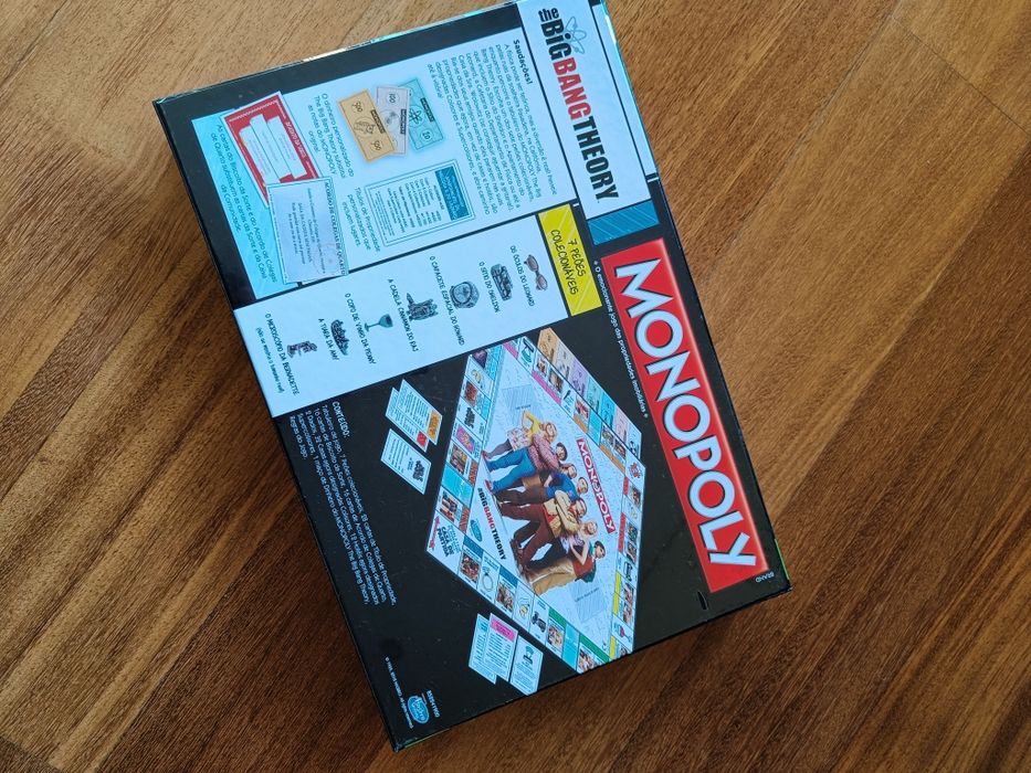 Jogo monopólio Big Bang theory novo