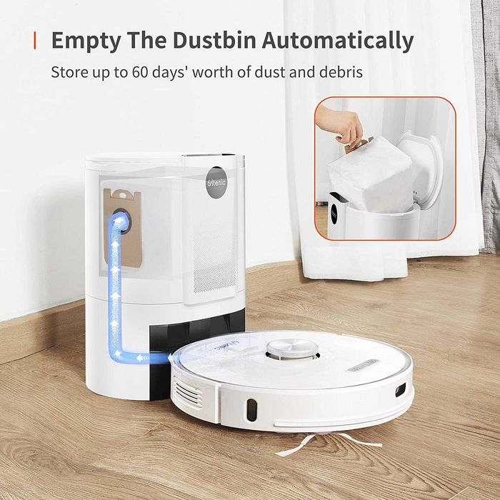 Robot Sprzątający Mopujący Odkurzający Ultenic T10 Stacja WiFi