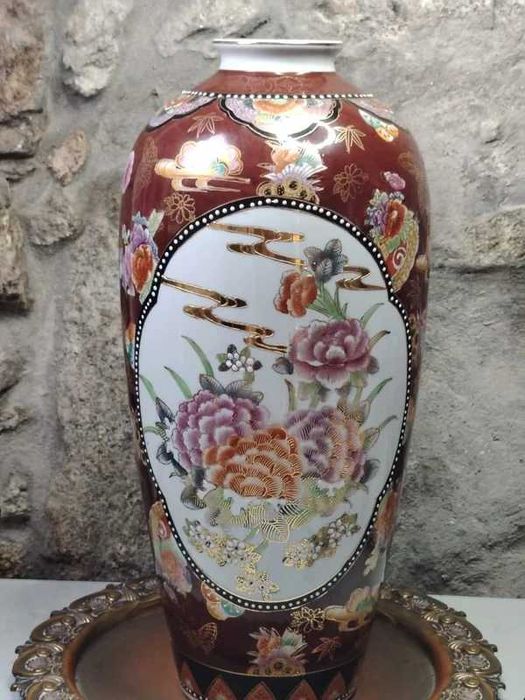 Jarrão Decorativo Estilo Oriental