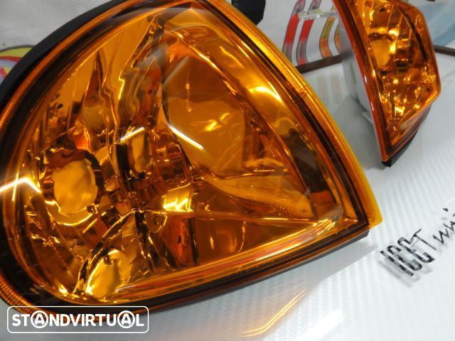 Piscas frontais + lâmpadas de pisca diaden vision para Honda CRX Del Sol 1992-1997 fundo Laranja EURO LOOK