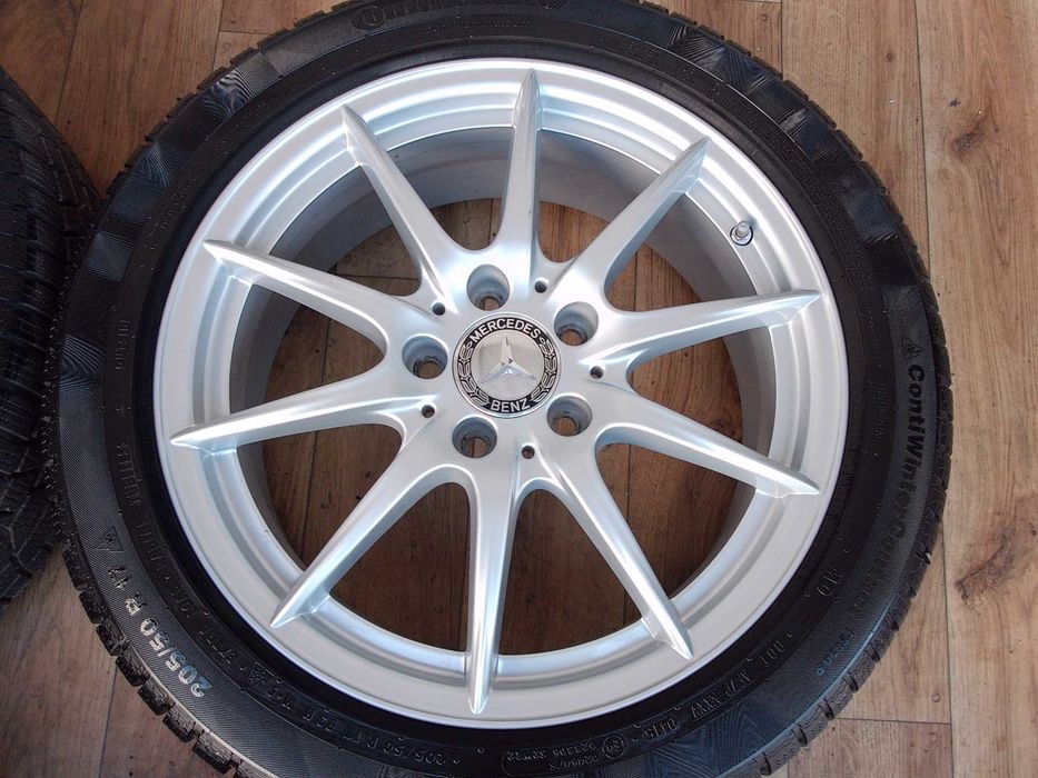 Felgi Mercedes A B C CLA Vito Viano VW Skoda Seat 17 5x112 ET49 ładne!