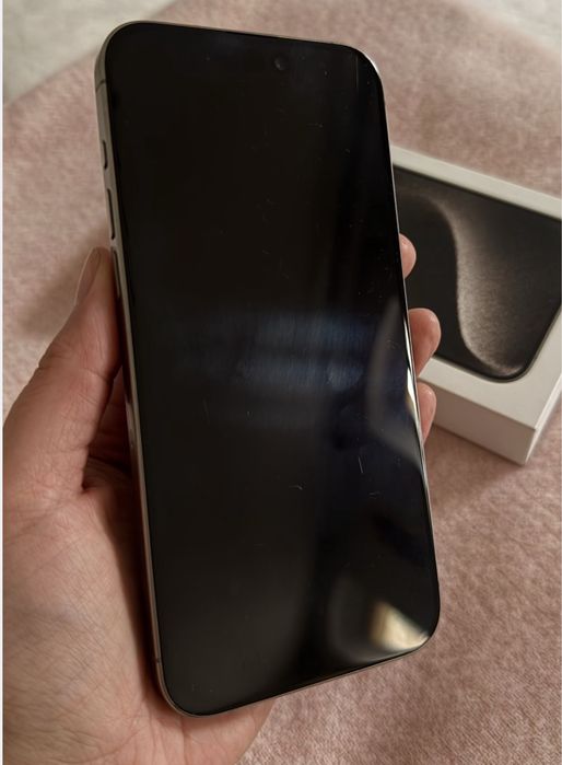 Iphone 15 pro max 256gb silver idealny stan