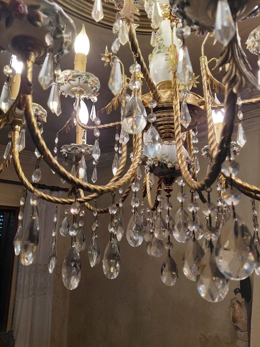 Candeeiro teto cristal