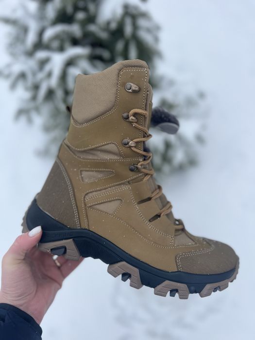 Берці зимові / натуральна шкіра / хутро / цигейка / Gore-Tex / оплата при отриманні / є опт / Берцы зимние с мехом