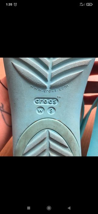 Crocs w9 niebieskie