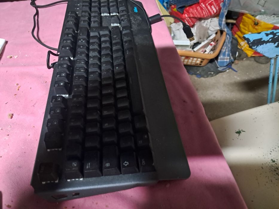 Teclado computador, com luz led