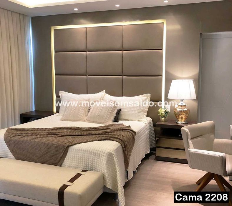 Camas de Casal com Cabeceira Alta - Fazemos todas as medidas e cores.