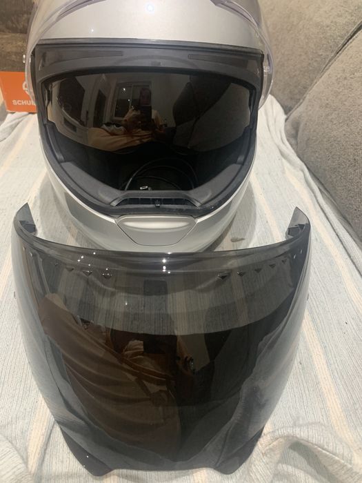 Capacete Schubert C4 Silver TS de em caixa original, estou a vender deixei de andar de mota
