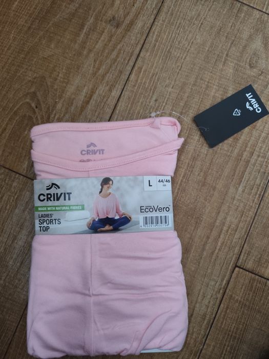 Koszulka funkcjonalna damska Crivit różowa rozmiar L