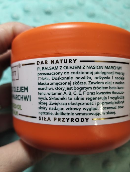 Balsam z olejem z nasion marchwi Editt