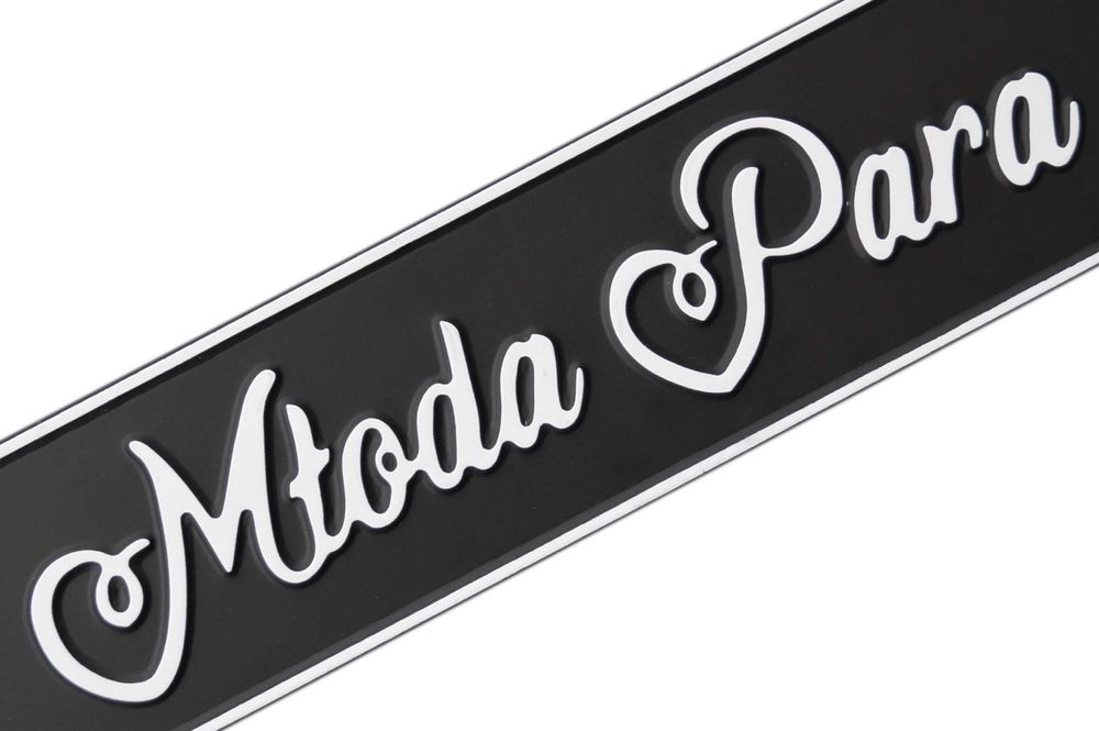 Tablice ślubne aluminiowe. Młoda Para Tłoczone