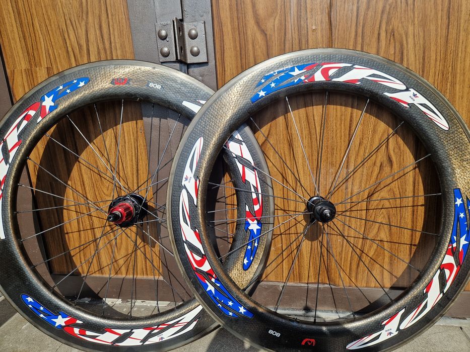 Zipp 808 praktycznie  nowe po jednym starcie IM