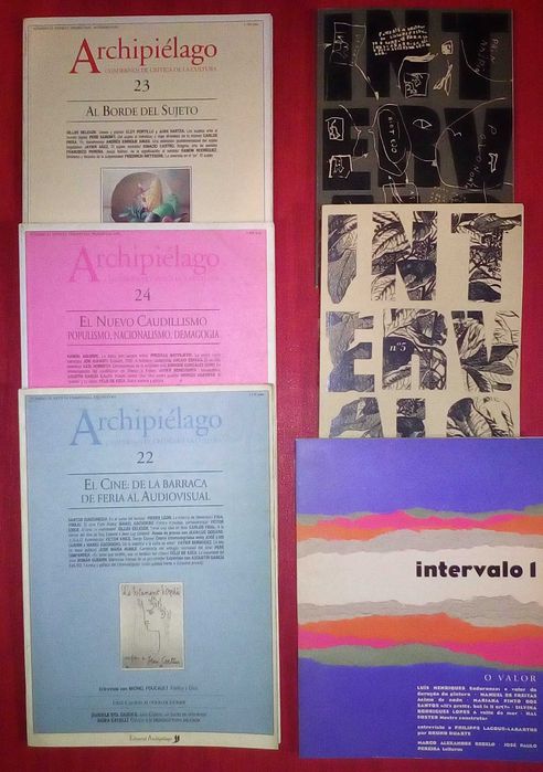 Revistas (literatura, filosofia, ensaio)
