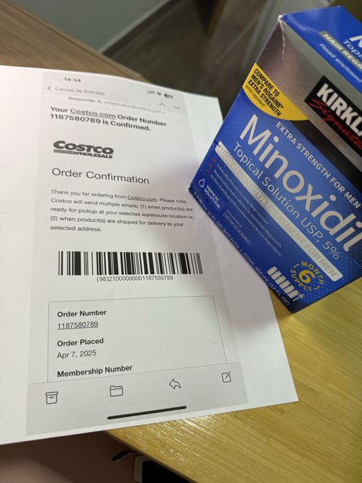 Minoxidil Foligain/kirkland extra forte