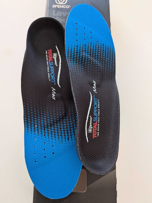 Palmilha Spenco Total Support Max, tamanho 36-38 - nova