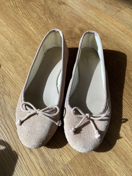 Sabrinas em camurça rosa clarinho n36