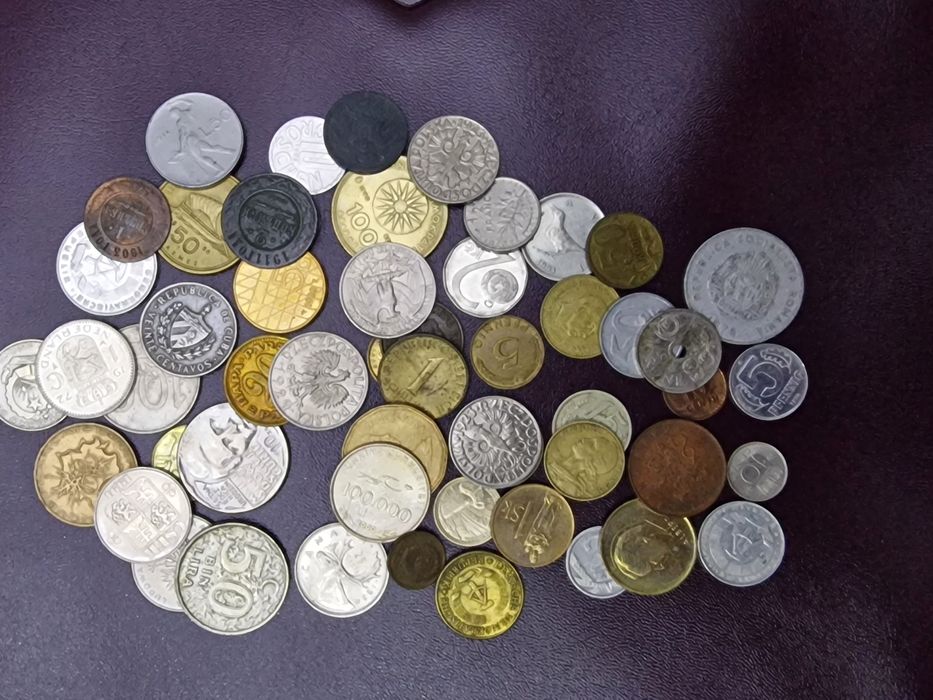 Monety zestaw 50 sztuk