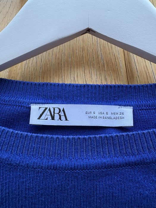 Camisola azul escura da Zara mulher em muito bom estado