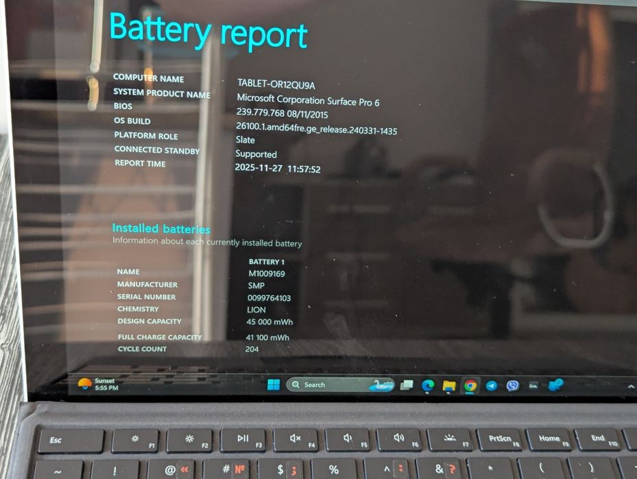 Microsoft Surface pro 6 core i5 8gb 256gb. Планшет ноутбук