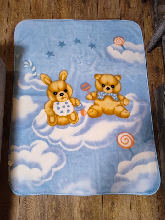 Одіяло дитяче, тепле, акрилове, синтепонове, плед 110 * 140