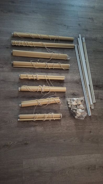 Rolety używane beżowe kremowe tanio