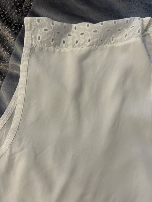 Biala ażurowa bluzka New Collection