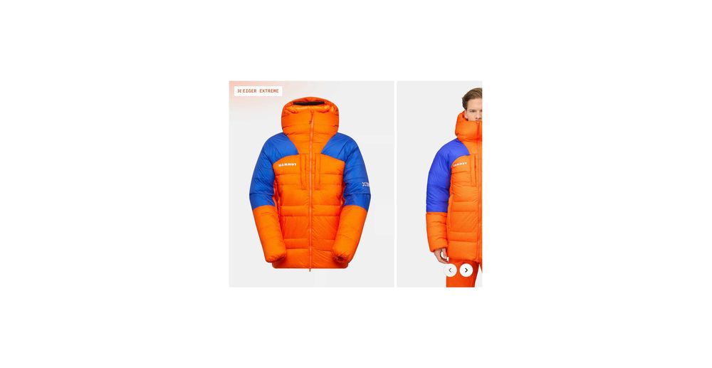 Mammut Eiger Nordwand Pro Down NOVO IN Hooded Parka Men L size; New