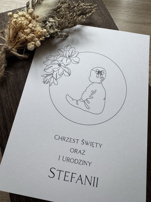 Zaproszenia na chrzest
