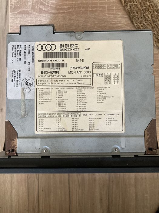 Radio RNS-E Audi