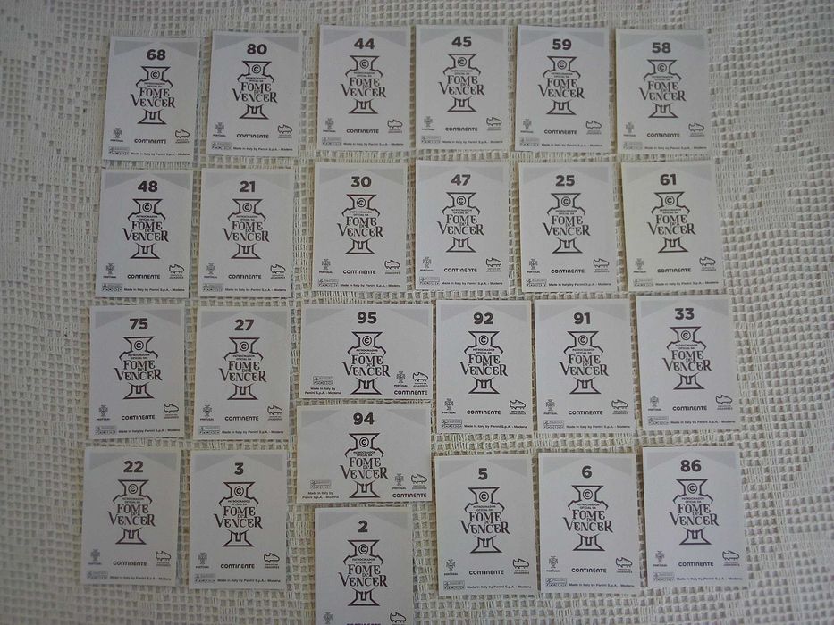 Autocolantes Fome de vencer - Panini - Continente