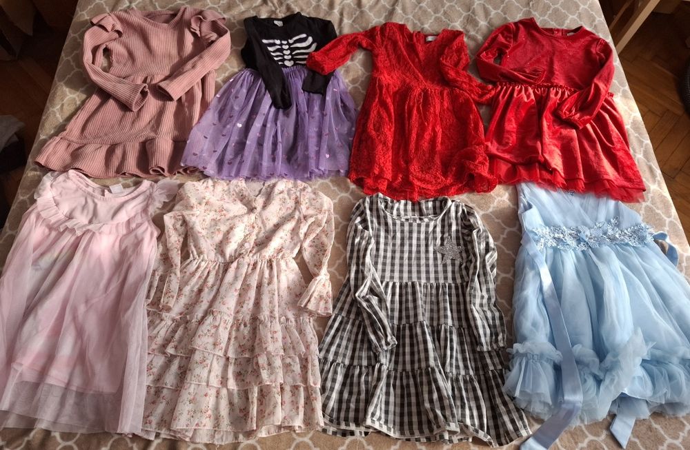 Giga paka ubran dla dziewczynki 116