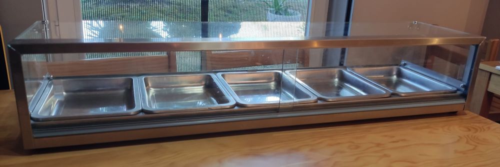 Vitrine petiscos 5 courvetes