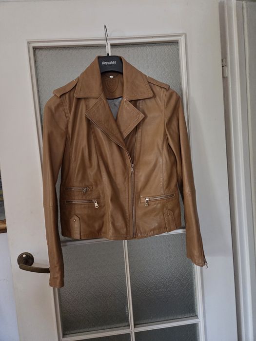 Nowa, skórzana kurtka Massimo Dutti  M/L