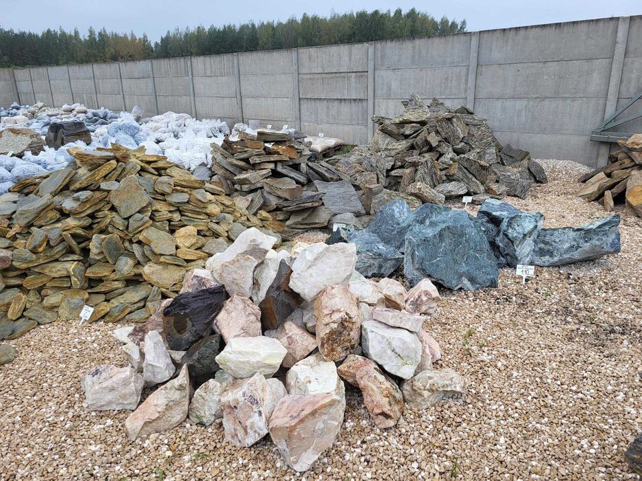 Łupek Moon Stone 200 Duże bryły głazy szpilki Kamienie ogrodowe