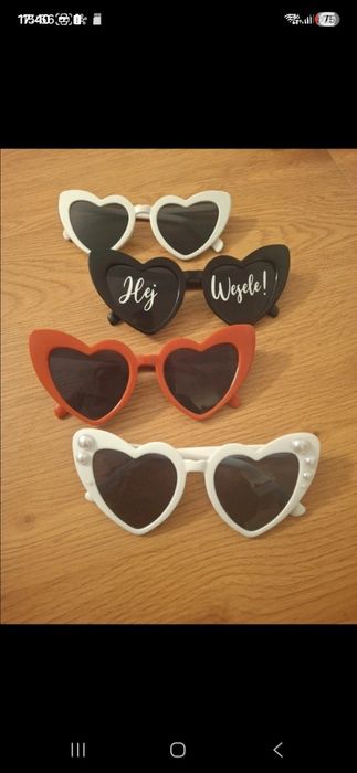 4x okulary na wesele