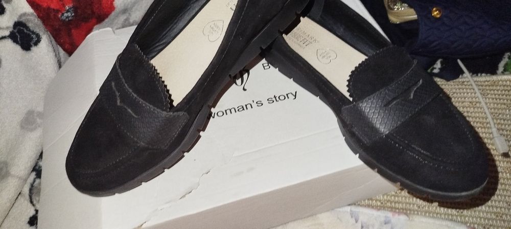 Лофери , замша Primark 39 розмір