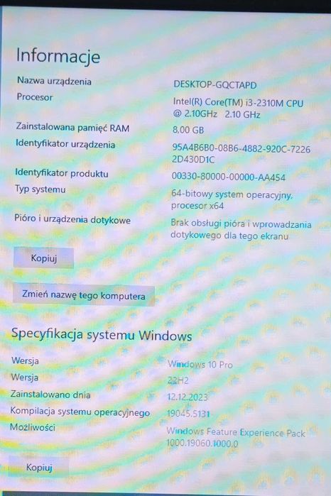Sprzedam Laptopa ASUS model K53SC