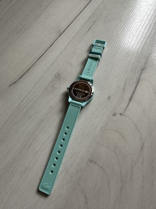 Zegarek Lacoste damski dziecięcy koperta 32mm stan idealny turkusowy