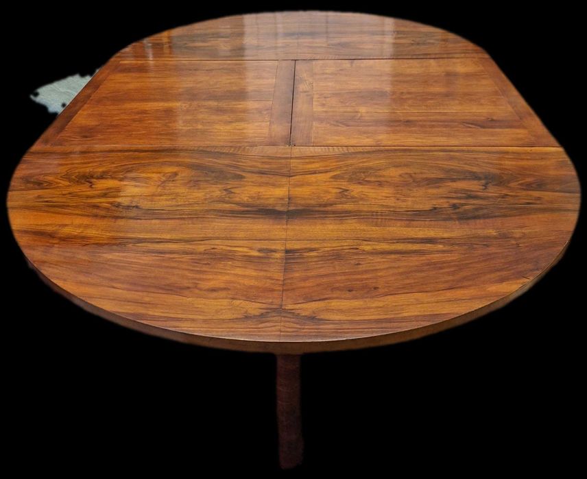 Stół art deco duży + 8 krzeseł