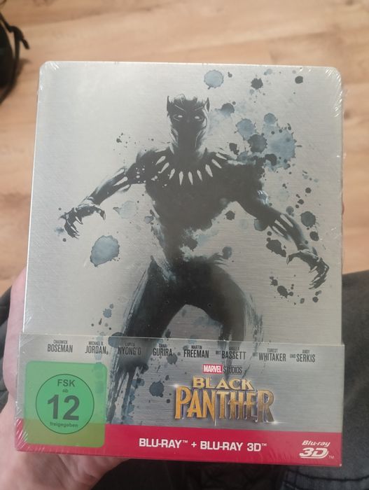 Nowy film czarna pantera w wersji 3d steelbook.