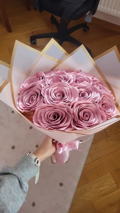 Квіти з атласної стрічки на замовлення