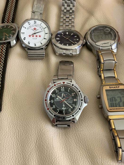 Часы Ракета Заря Casio Амфибия Sharp